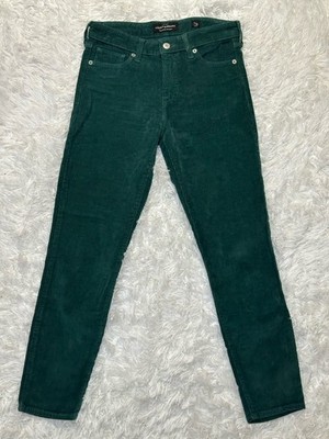 Lucky Brand Pants Womens 226 Green Corduroy Ava Skinny